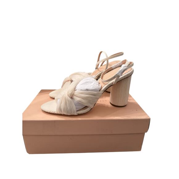 Loeffler Randall Wpmen's Pearl Reed Pleated Twist Heels Size 9B - Picture 4 of 9